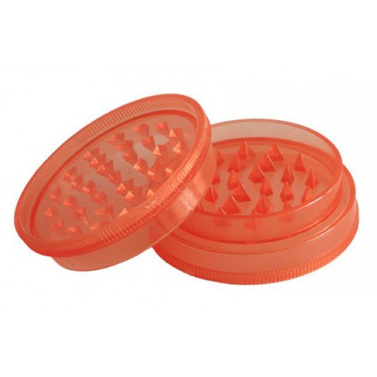Młynek Plastikowy Pomarańczowy (Ø60mm, 2 części)
