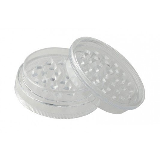 Młynek Plastikowy Przeźroczysty (Ø60mm, 2 części)