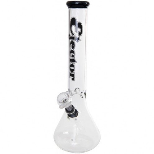 Bongo szklane Ejector Ice 38 cm Czarne